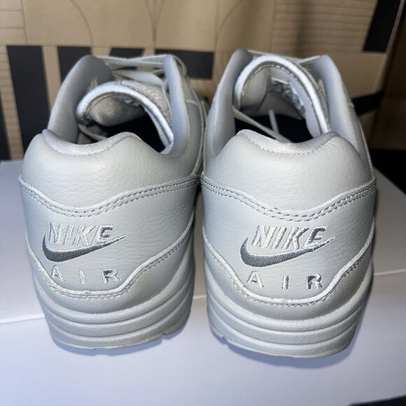 NEW Nike By You Air Max 1 Triple Gray Silver HQ3714-900 Men\'s Size 13 main image 4